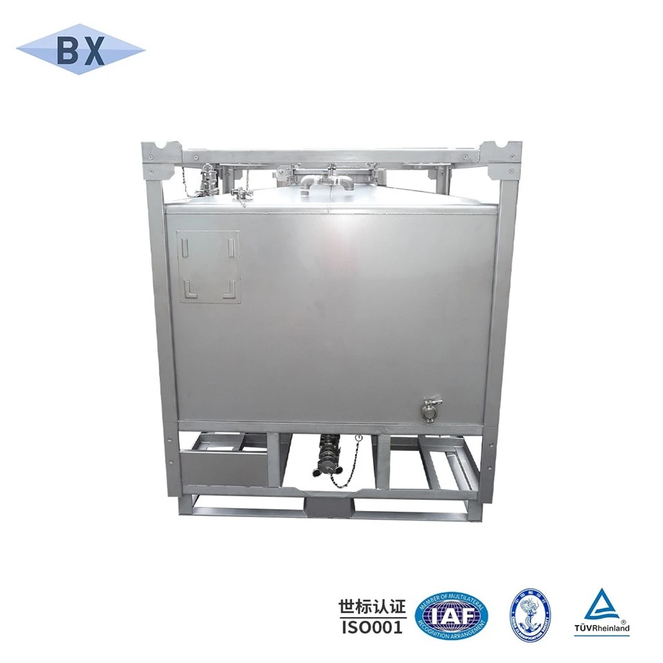 Chemical Stainless Steel IBC Tote Tank Chemical Stainless Steel IBC Tote Tank